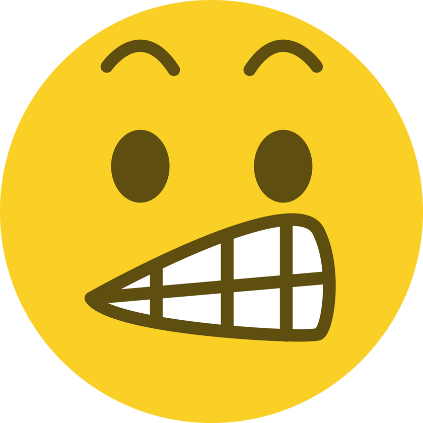 Awkward Face Emoticon