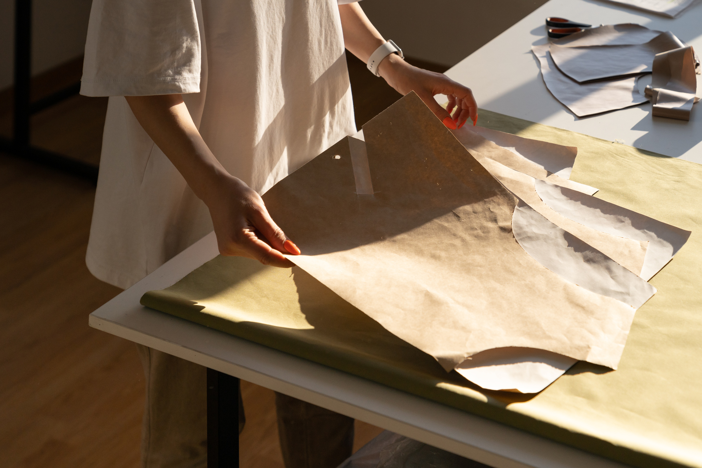 Designer with Sewing Patterns 